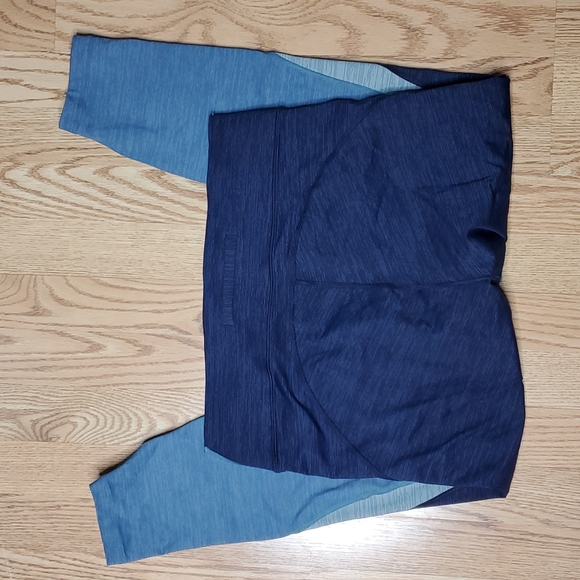 OV TechSweat Tri-Color Leggings Blue XL - Picture 4 of 13